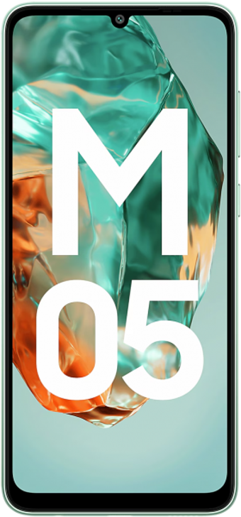 Samsung Galaxy M05 64 GB Hafıza 4 GB Ram 6.7 inç 50 MP Çift Hatlı PLS Ekran Android Akıllı Cep Telefonu Mavi