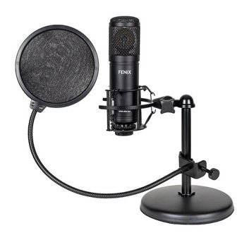 Fenix USB-800 Condenser 3.5 mm Kablolu Siyah Masaüstü Mikrofon
