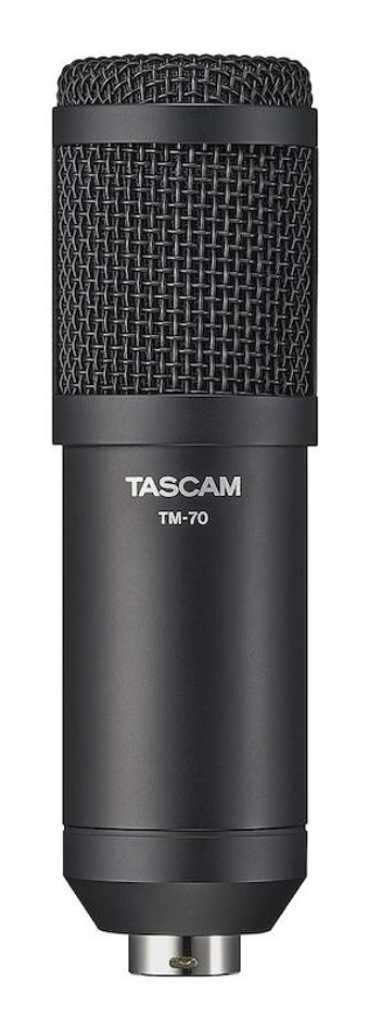 Tascam TM-70 Dinamik 3.5 mm Kablolu Yayıncı Profesyonel Siyah Masaüstü Mikrofon
