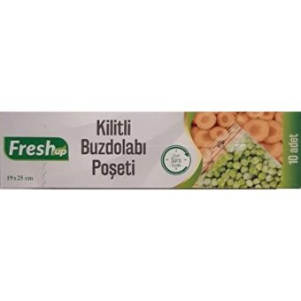 Emel Ambalaj Fresh-Up Orta Kilitli Buz Dolabı Poşeti 10 Adet