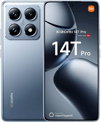 Xiaomi 14T Pro 1 TB Hafıza 16 GB Ram 6.67 inç 50 MP Çift Hatlı OLED Ekran Android Akıllı Cep Telefonu Titanyum Mavi