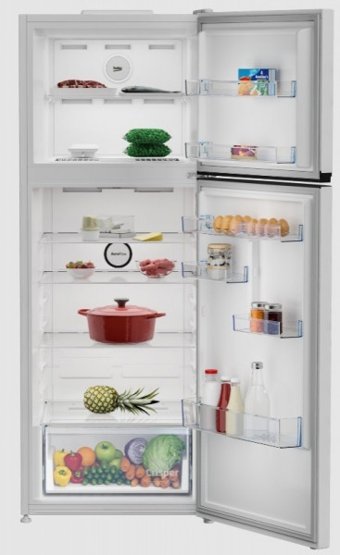 Beko 970476 MB Çift Kapılı No Frost E 477 lt Rustik Beyaz Üstten Donduruculu Kombi Tipi Buzdolabı