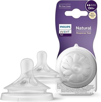 Philips Yenidoğan Slikon 0+ Ay Hızlı Akışlı Geniş Ağızlı Biberon Emziği