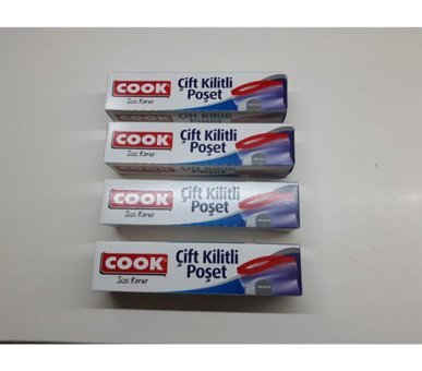 Cook Orta-Büyük Kilitli Buz Dolabı Poşeti 10 Adet