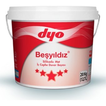 Dyo Beşyıldız Silikonlu Mat İç Cephe Boyası 10 kg Deniz Atı