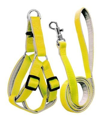 Markapet 60-110 cm Ayarlanabilir Göğüs H Tipi Köpek Tasması Sarı