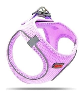 Tailpetz Air Mesh Harness M Ayarlanabilir Göğüs Köpek Tasması Lila