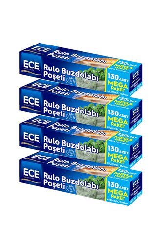 Ece Küçük Buz Dolabı Poşeti 4x120 Adet