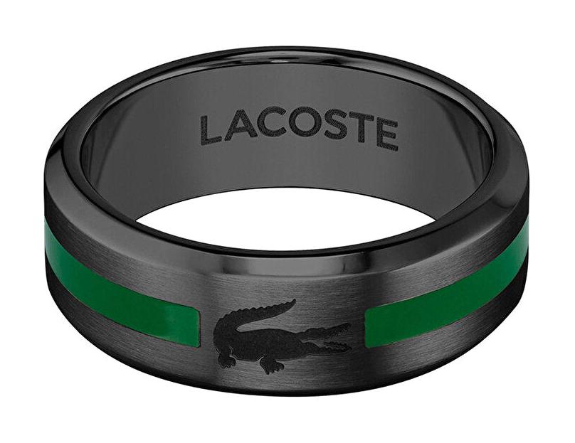 Lacoste Siyah-Yeşil Çelik Erkek Alyans