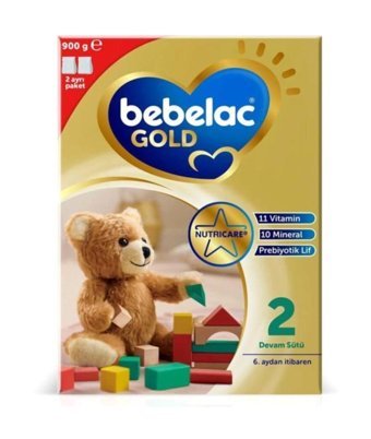 Bebelac Gold Laktozsuz Probiyotikli 2 Numara Devam Sütü 900 gr