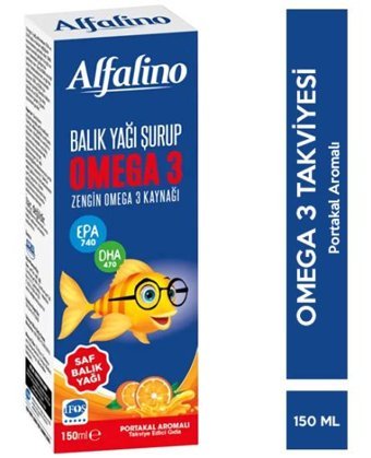Edis Pharma Alfalino Aromalı Çocuk Vitamin 2x150 ml
