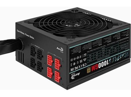 Aerocool Kcas Plus AE-KCASP1000GM 1000 W 80+ Gold Tam Modüler Powersupply