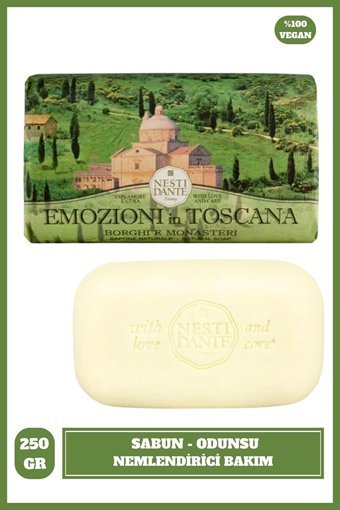 Nesti Dante Emozioni in Toscana Organik Odunsu Katı Sabun 250 gr
