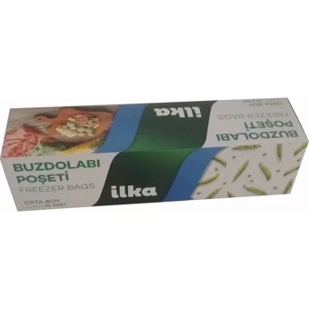 İlka Plastik Orta Buz Dolabı Poşeti