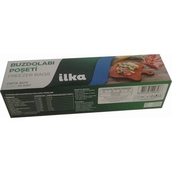 İlka Plastik Orta Buz Dolabı Poşeti