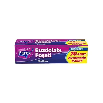 Parex Küçük Buz Dolabı Poşeti 70 Adet