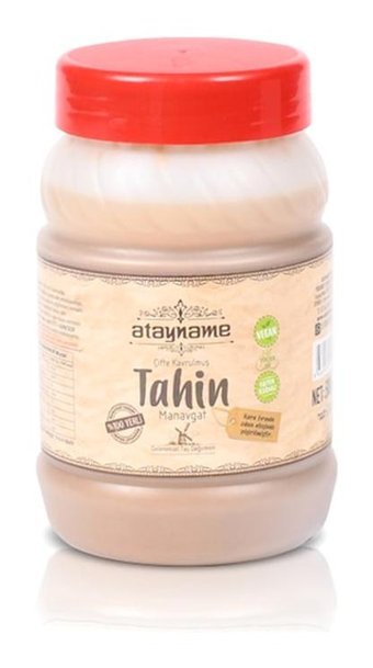 Atayname Manavgat Çifte Kavrulmuş Organik Glutensiz Kepeksiz Tahin 500 gr