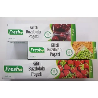 Fresh Up Kilitli Buz Dolabı Poşeti 3 Adet