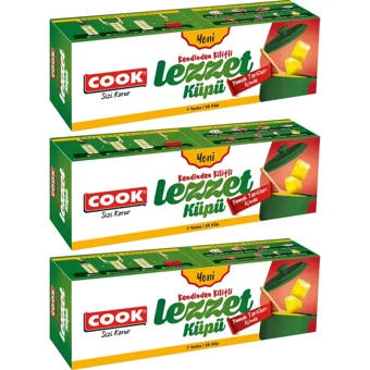 Cook Lezzet küpü Kilitli Buz Dolabı Poşeti 3x7 Adet