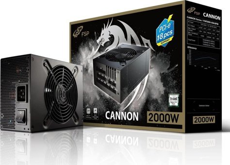 FSP Cannon Pro RETAİL PC 2000-50AGPBI 2000 W 80+ Gold Non Modüler Power Supply