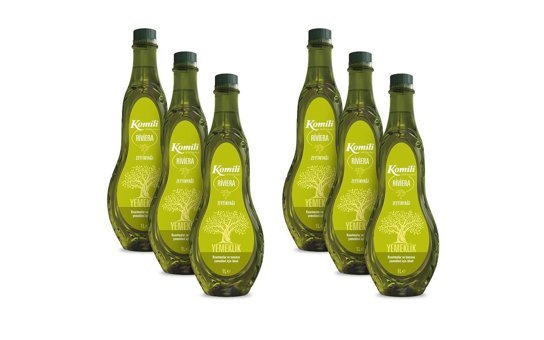 Komili Yemeklik Olgun Hasat Pet Riviera Zeytinyağı 6x1 lt