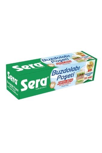 Sera Orta Buz Dolabı Poşeti 50 Adet