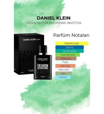 Daniel Klein Fashion For Everyone EDP Deri-Fresh Erkek Parfüm 100 ml