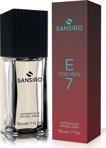 Sansiro E-7 EDP Çiçeksi-Odunsu Erkek Parfüm 50 ml