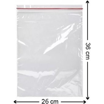 Kalbi Ticaret Büyük Kilitli 26x35 Buz Dolabı Poşeti 100 Adet