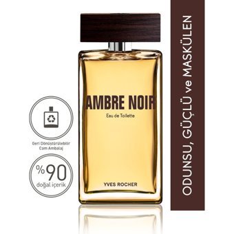 Yves Rocher Ambre Noir EDT Kakule-Odunsu Erkek Parfüm 100 ml