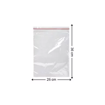 Merpak Ambalaj Büyük Kilitli 26x36 Buz Dolabı Poşeti 100 Adet