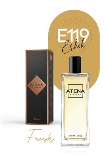 Atena Perfume E119 Lucky Fresh EDP Bergamot-Fresh Erkek Parfüm 50 ml