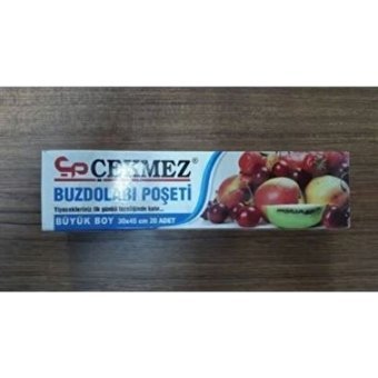 Çekmez Büyük Buz Dolabı Poşeti 20 Adet