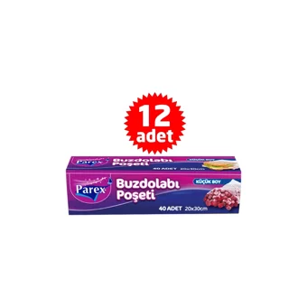Parex Küçük Buz Dolabı Poşeti 12 Adet