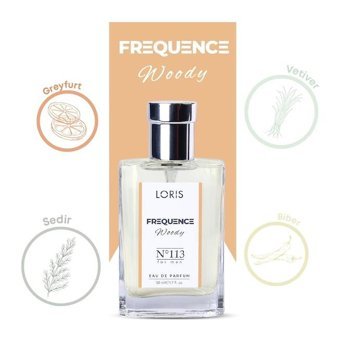 Loris E-113 Frequence EDP Odunsu-Turunçgil Erkek Parfüm 50 ml