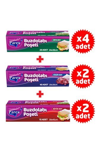 Parex Buz Dolabı Poşeti 190 Adet