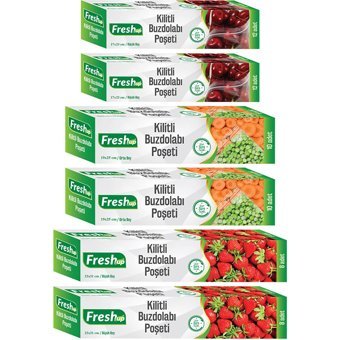 Fresh-Up Kilitli Buz Dolabı Poşeti 60 Adet