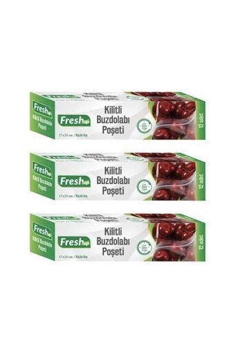 Fresh Up Küçük Kilitli Buz Dolabı Poşeti 3 Adet