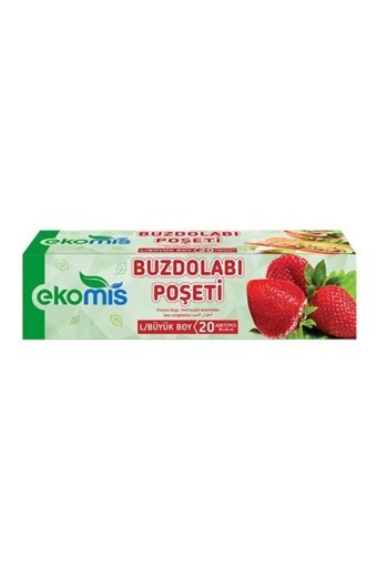 Ekomis Büyük 30x45 Buz Dolabı Poşeti 20x20 Adet
