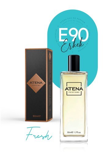 Atena Perfume E90 Eros Fresh EDP Baharatlı-Çiçeksi Erkek Parfüm 50 ml