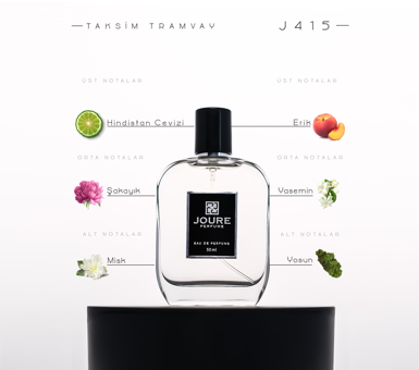 Joure Perfume J415 Afrodizyak Etkili EDP Çiçeksi-Meyveli Erkek Parfüm 50 ml