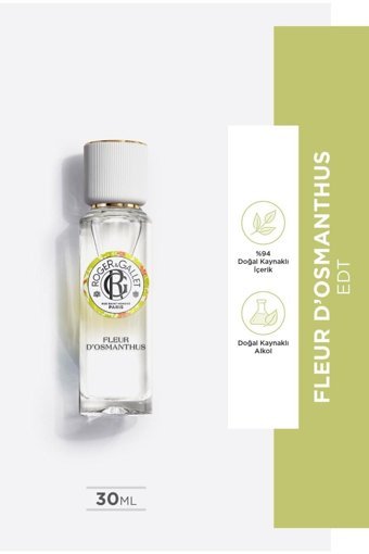 Roger&Gallet Fleur D'Osmanthus EDT Çiçeksi-Ferah Erkek Parfüm 30 ml