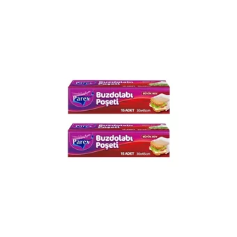 Parex Büyük Buz Dolabı Poşeti 2x15 Adet