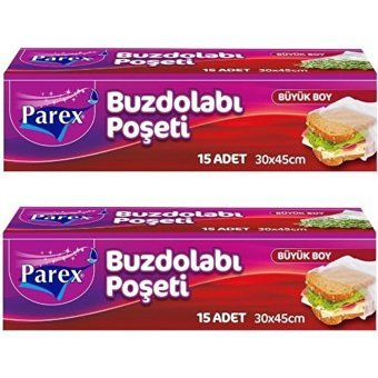 Parex Büyük Buz Dolabı Poşeti 2x15 Adet