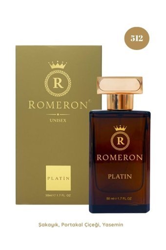 Romeron 512 Gold EDP Meyveli-Odunsu Erkek Parfüm 50 ml