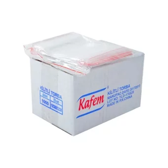 Kafem Kilitli 10x12 Buz Dolabı Poşeti 1000 Adet