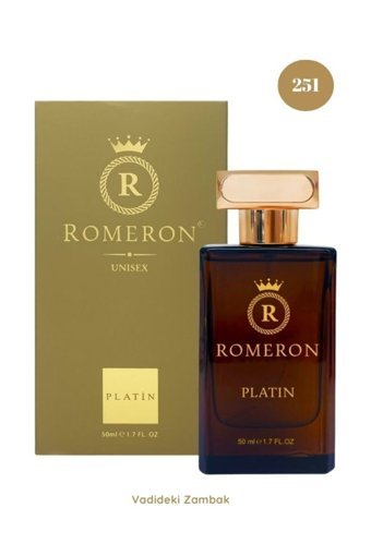 Romeron 251 Gold EDP Sandal-Sandal Ağacı Erkek Parfüm 50 ml
