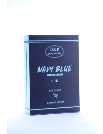 D&P Perfumum Color Series U-P15 Navy Blue EDP Odunsu-Sandal Erkek Parfüm 55 ml