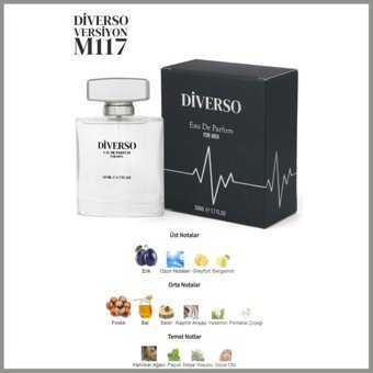 Diverso M117 EDP Çiçeksi-Odunsu Erkek Parfüm 50 ml