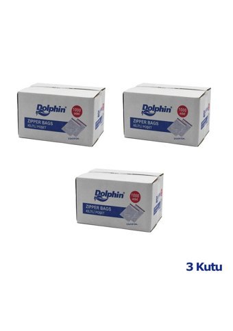 Dolphin Küçük Kilitli 11x14 Buz Dolabı Poşeti 3x1000 Adet